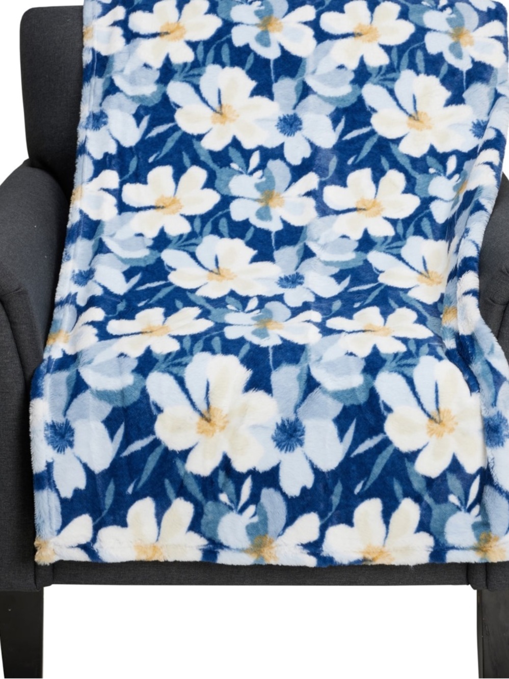 Rachel Zoe Marley Reversible Faux-Fur Throw Blanket